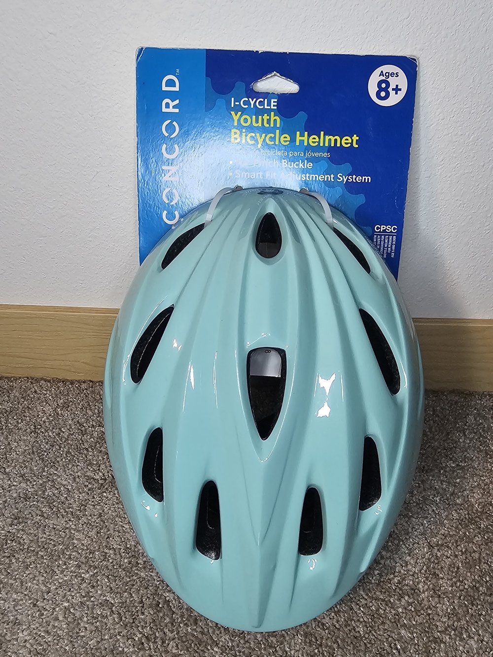 Concord I-Cycle Youth Bicycle Helmet - Mint Green